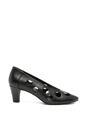 Paloma Wool Uma Dot cut-out leather pumps - Black