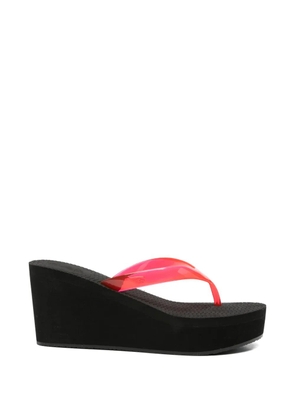 Ancient Greek Sandals Etheria wedge flip-flops - Black