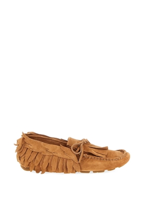 Alberta Ferretti Suede loafers - Neutrals
