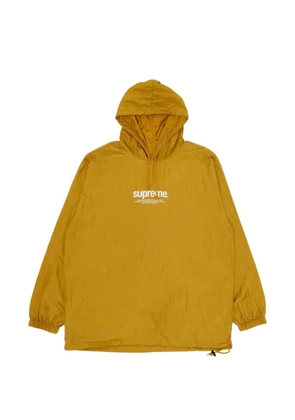 Supreme logo-print hoodie - Yellow