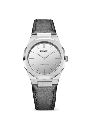 D1 Milano Ultra Thin Mirror 34mm watch - Silver