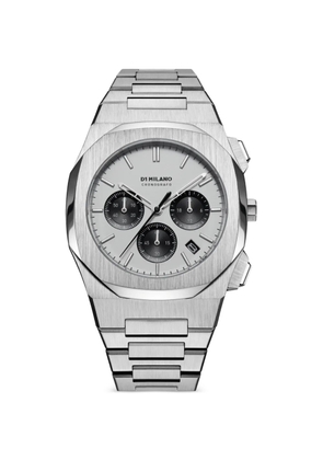 D1 Milano Panda chronograph 41.5mm watch - White