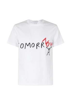 Comme Des Garçons Shirt graphic-print T-shirt - White