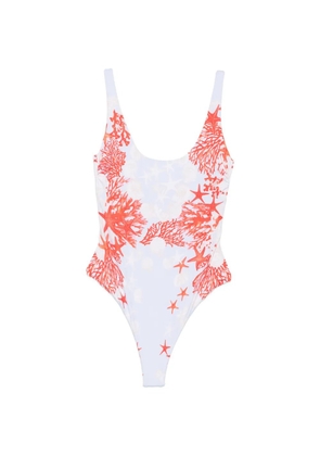 Mazzei scoop-neck swimsuit - Blue