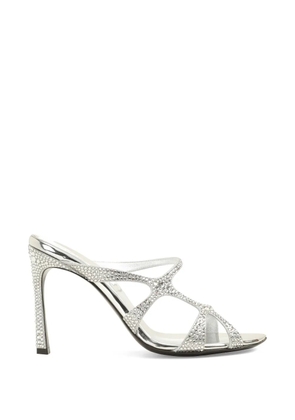 Sergio Rossi crystal-embellished sandals - Silver