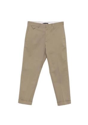 Low Brand Cooper T1.7 turn-up cuff trousers - Brown