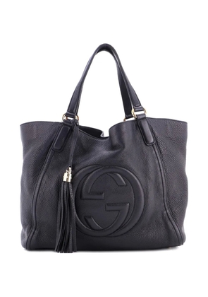 Gucci Pre-Owned Embossed Soho Leather Medium shoulder bag - Black