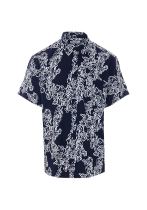 NN07 Deon floral-print shirt - Blue