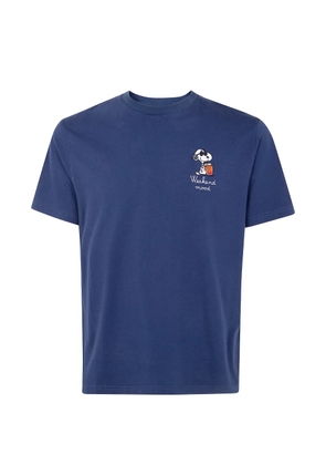 MC2 Saint Barth embroidered cotton T-shirt - Blue