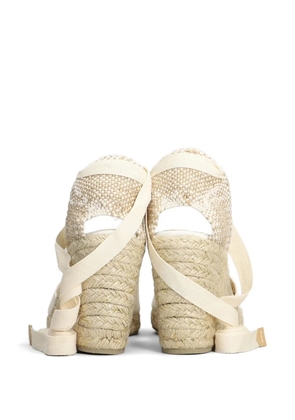 Castañer wedge espadrilles - White