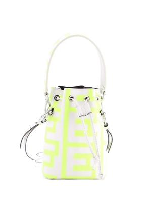Fendi Pre-Owned x Marc Jacobs Mon Tresor Printed Leather Mini bucket bag - Multicolour