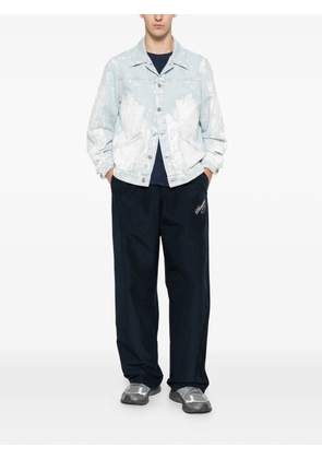 MM6 Maison Margiela paint-splatter denim jacket - Blue