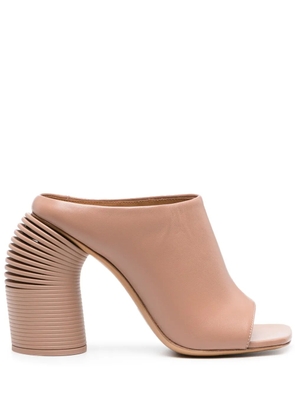 Off-White Runway Spring leather sandals - Neutrals