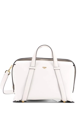Fendi Pre-Owned 365 Boston Bag Leather Medium shoulder bag - White