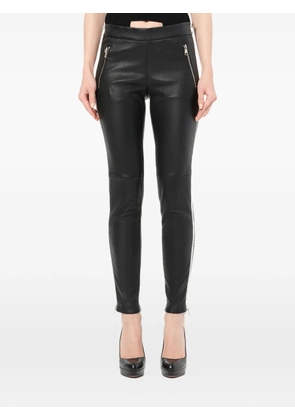 Alexander McQueen zip-detail leggings - Black