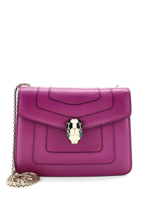 Bvlgari Pre-Owned Serpenti Forever Square Shoulder Bag Leather Small crossbody bag - Purple