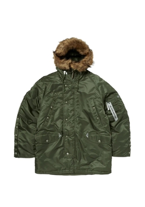 THUG CLUB x Alpha Industries N-3B parka - Green