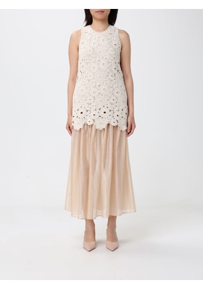 LIU JO Dress Woman color Yellow Cream