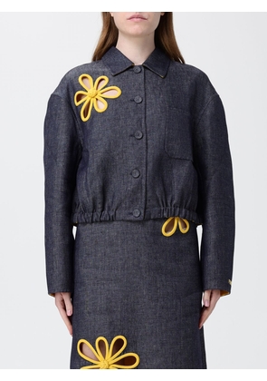 Jacket FENDI Woman color Blue