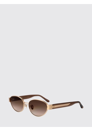 LINDA FARROW Sunglasses Woman color Gold