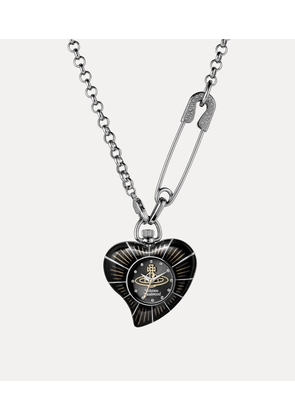Vivienne Westwood Heart Pendant Watch Stainless Steel Women
