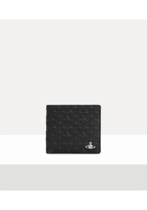 Vivienne Westwood Man. Billfold Wallet Nappa Leather Black One Size Men