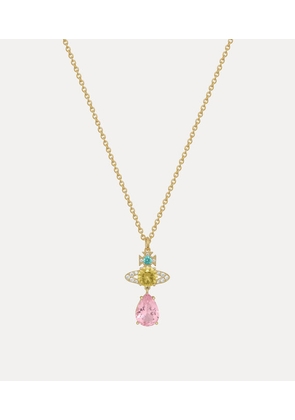 Vivienne Westwood Ismene Drop Pendant Necklace Gold-lt-turquoise-yellow-pink-white Gold-lt-turquoise-yellow-pink-white Women