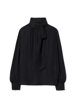 NILI LOTAN Janese Tie Silk Top - Moda Operandi