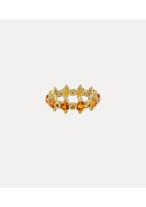Vivienne Westwood Warwick Ring Gold-citrine-cz Gold-citrine-cz Unisex