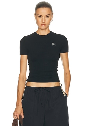 Burberry Avery T-Shirt in Black - Black. Size XS (also in S).