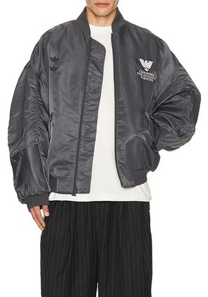 Adidas Originals x Willy Chavarria Bomber Jacket in Black - Black. Size M (also in L, XL/1X).