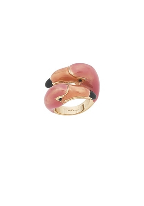 Chloe Tropical Ring in Berry Pink - Pink. Size 52 (also in 54, 56).