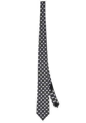 Dries Van Noten Tie in Black - Black. Size all.