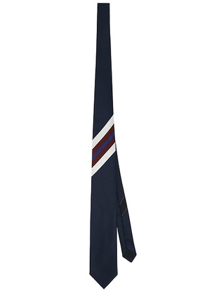 Dries Van Noten Tie in Navy - Navy. Size all.