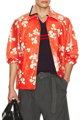 Dries Van Noten Vorries Jacket in Red - Red. Size M (also in S, L, XL/1X).