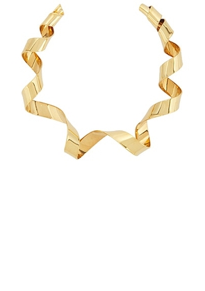 Dries Van Noten Brass Necklace in Brass - Metallic Gold. Size all.