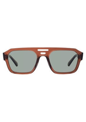 Ray Ban Corrigan Bio Based Dark Green Navigator Unisex Sunglasses RB4397 667882 54