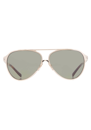 Saint Laurent Green Pilot Unisex Sunglasses SL 734 004 62