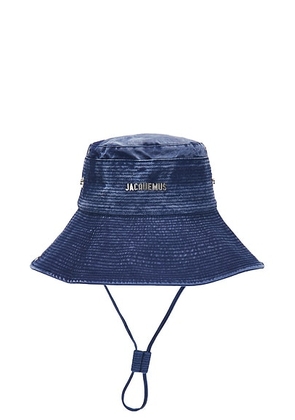 JACQUEMUS Le Bob De Nimes in Blue - Blue. Size 56 (also in 58, 60).