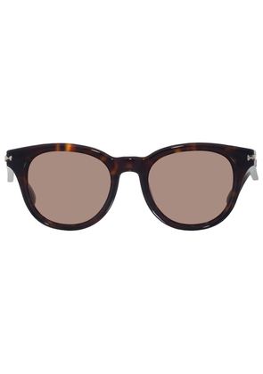 Burberry Brown Round Unisex Sunglasses BE4439FF 300273