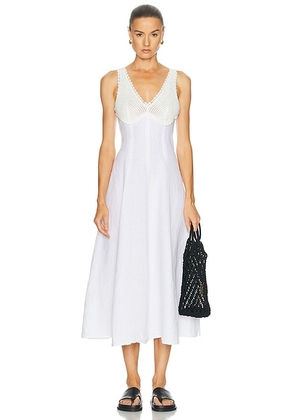 Polo Ralph Lauren Linen Ellery Dress in White - White. Size 0 (also in 2).