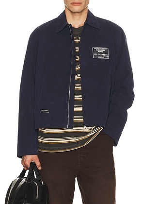 Song for the Mute Academy Workman Jacket in Navy - Navy. Size 48 (also in 46, 50, 52).