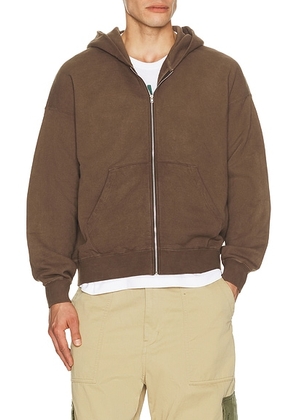 Visvim Jumbo Sb Hoodie F.z. (n.d.) in Mud - Brown. Size 4 (also in 2, 3).