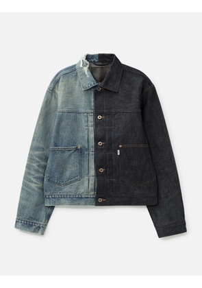 Half Aged Denim Jacket