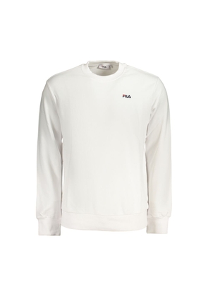 Fila White Cotton Men's Sweatshirt - S