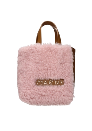 Marni Pink Leather Handbag