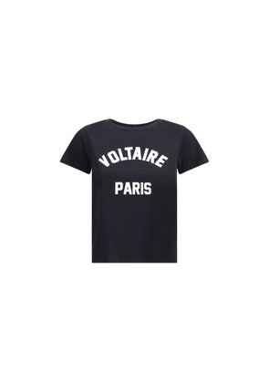Zadig & Voltaire Black Cotton T-Shirt - M