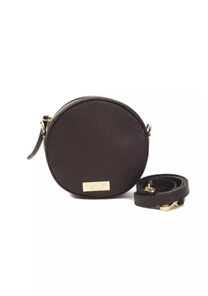 Pompei Donatella Brown Leather Women Crossbody Bag