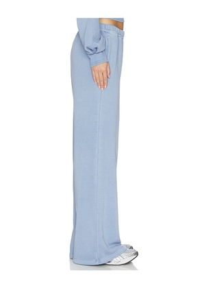 Beyond Yoga Washed Away Wide Leg Pants in Blue. Size S. Also in XS, M, L, XL.