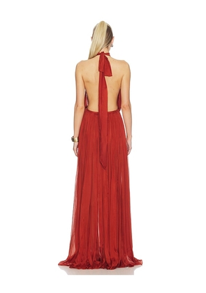 Deme by Gabriella The Melania Dress in Brick. Size S. Also in XS, M.